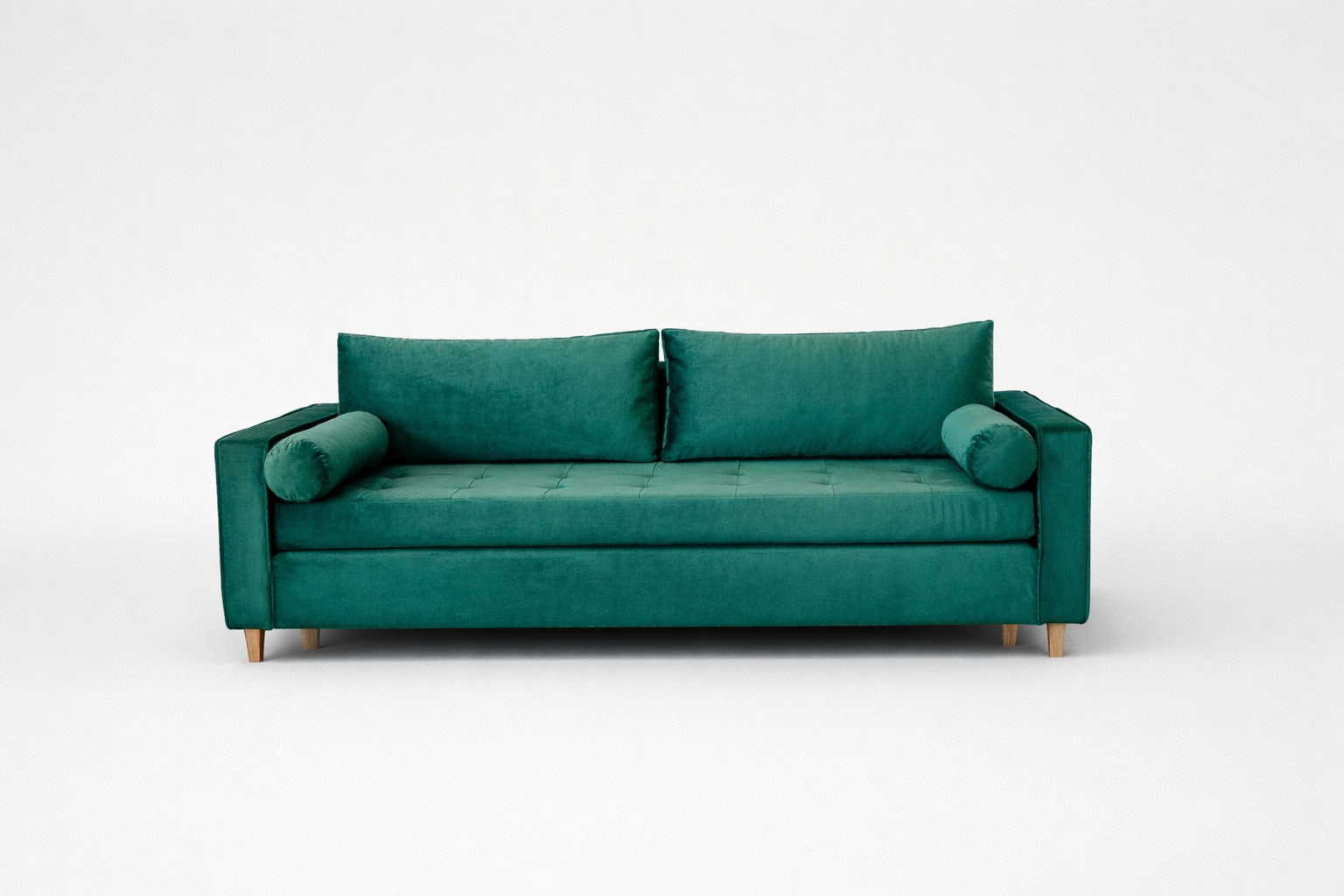 Canapea extensibila Monaco, 3 locuri, lada depozitare, peste 100 culori disponibile, dimensiune pe comanda de la 210x95cm