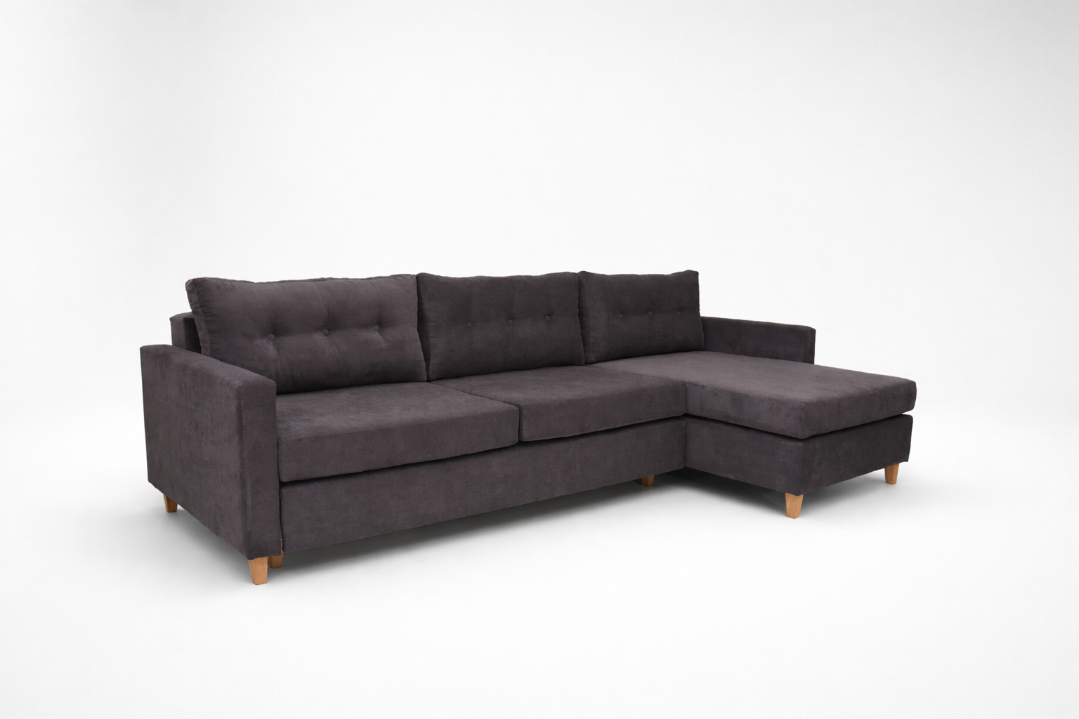 Coltar extensibil cu sezlong Selena, dimensiune pe comanda, peste 100 culori disponibile