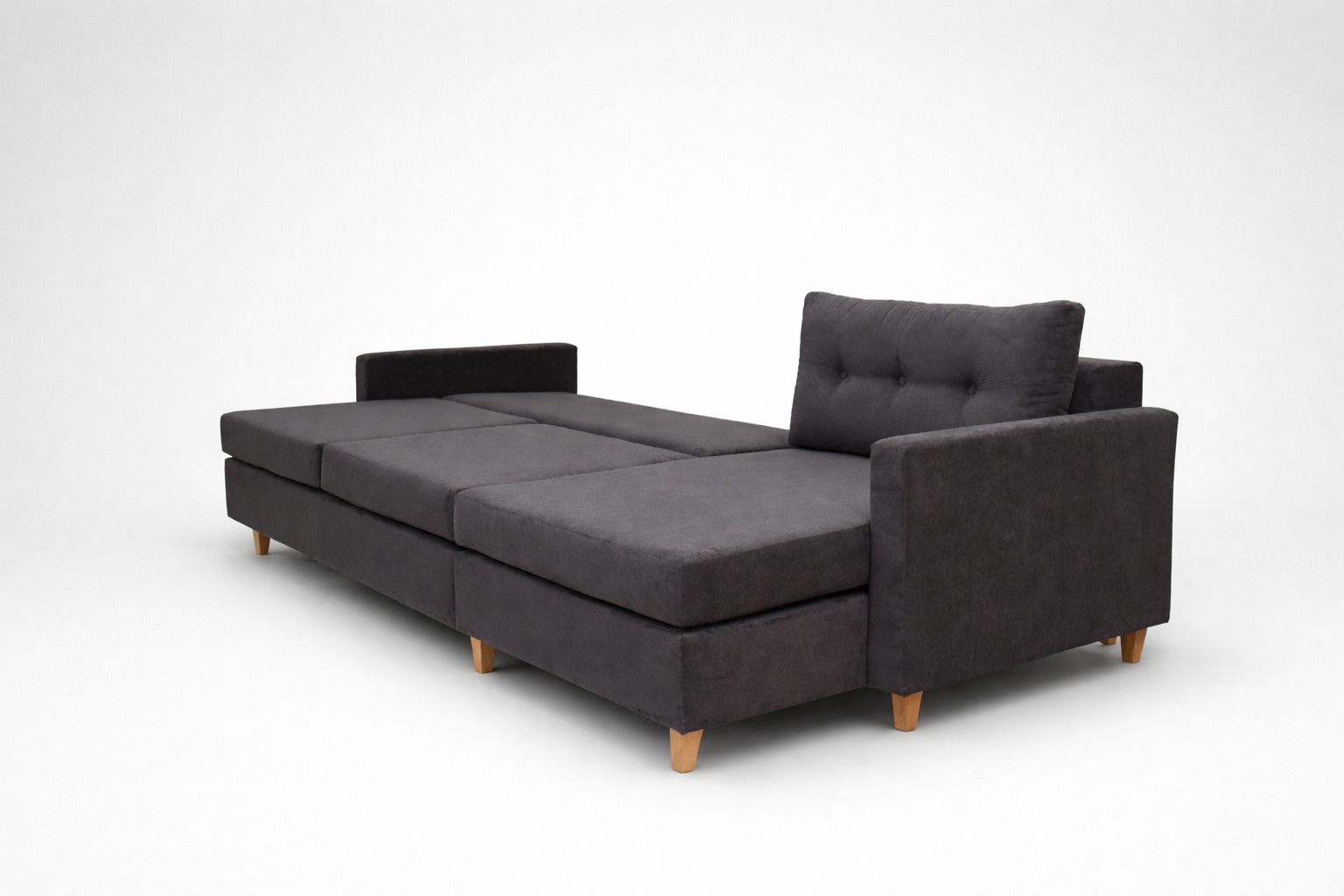 Coltar extensibil cu sezlong Selena, dimensiune pe comanda, peste 100 culori disponibile