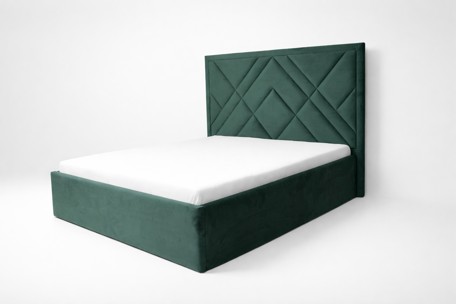 Pat tapițat cu ladă depozitare Armonia