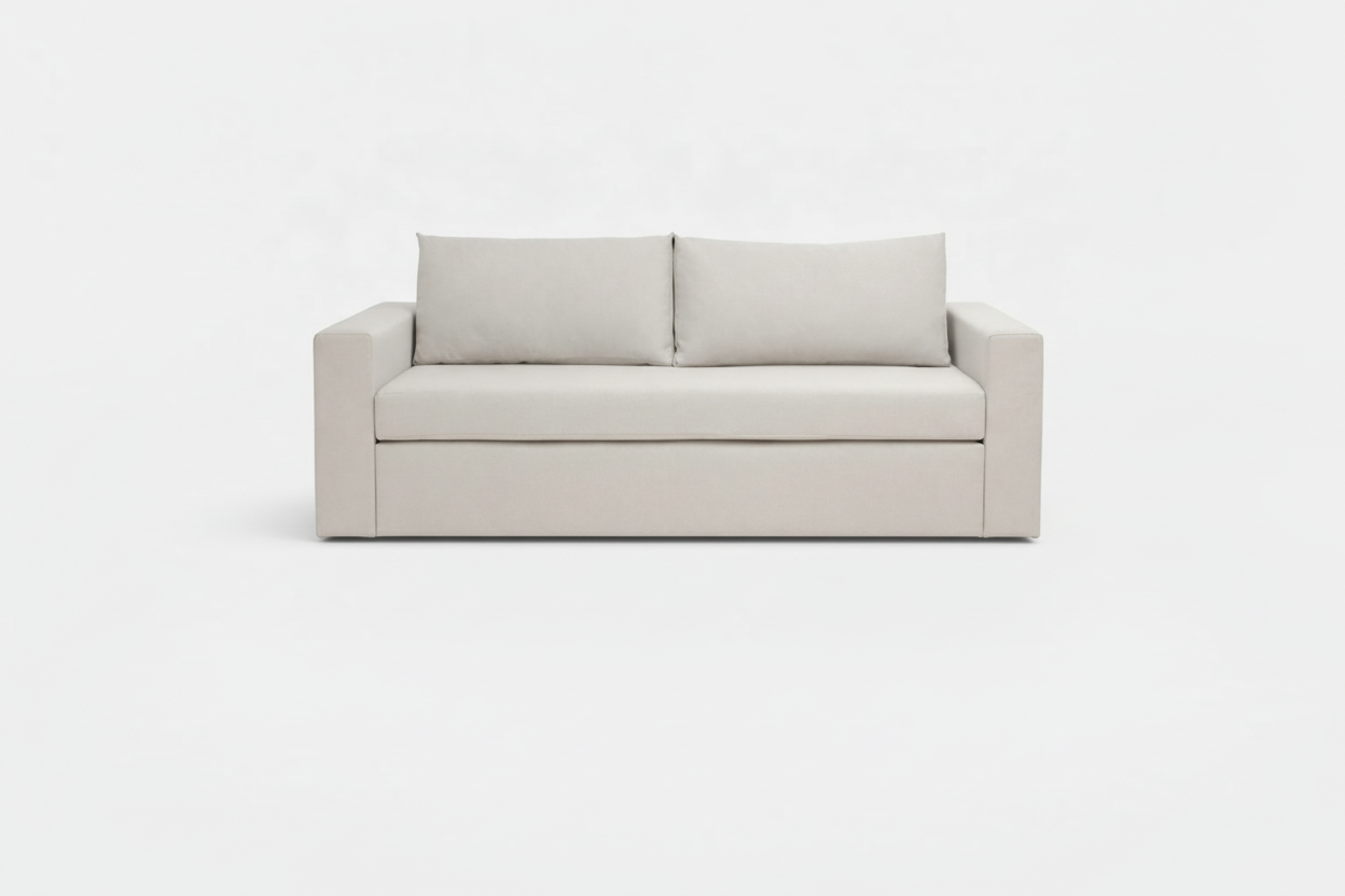 Canapea extensibila Marburg pe comanda, 3 locuri, lada depozitare, 100+ culori, de la 210x95cm