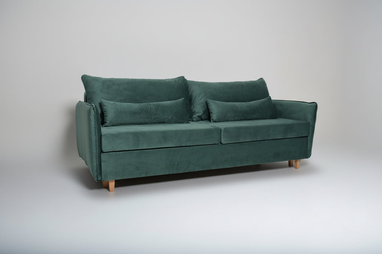 Canapea extensibila Amina, 3 locuri, la comanda, 100+ culori - SofaMix.ro