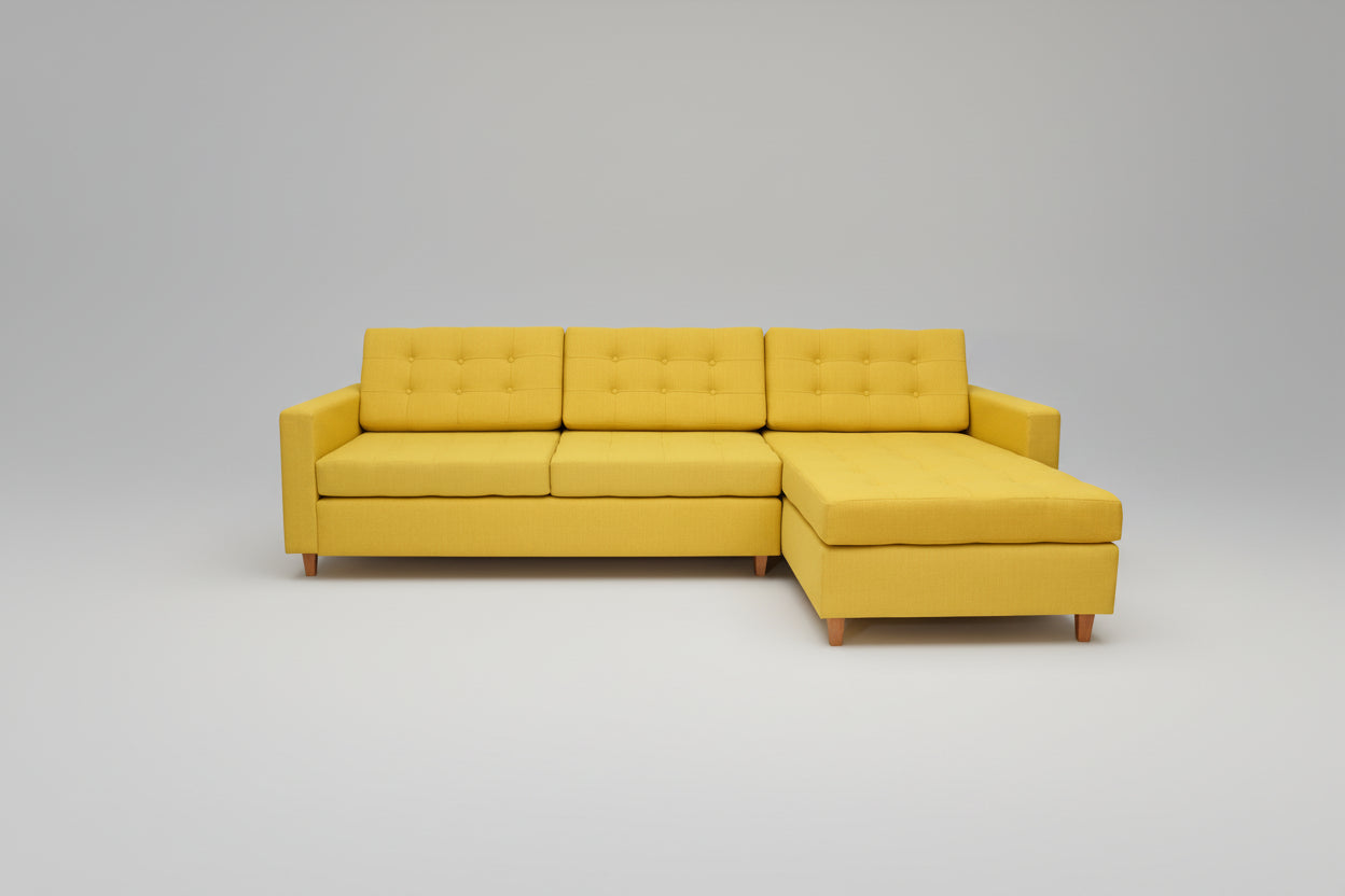 Coltar extensibil cu sezlong Alto, dimensiune pe comanda, peste 100 culori disponibile