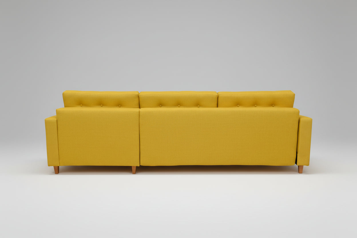 Coltar extensibil cu sezlong Alto, dimensiune pe comanda, peste 100 culori disponibile