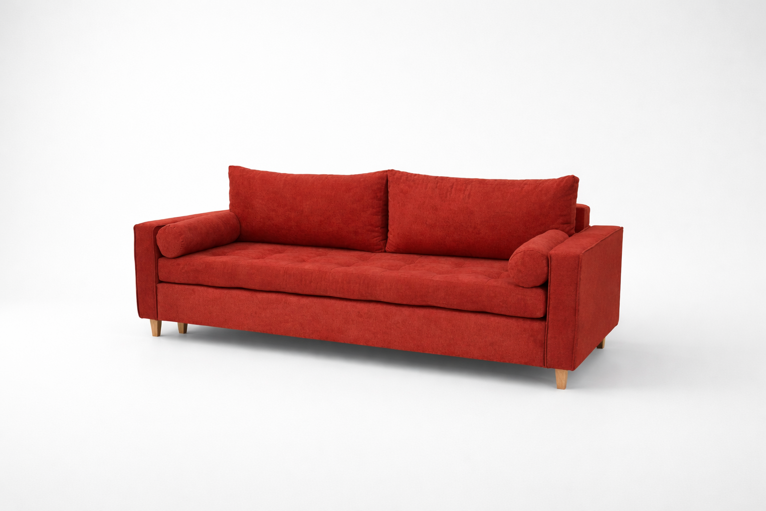 Canapea extensibila Monaco, 3 locuri, lada depozitare, peste 100 culori disponibile, dimensiune pe comanda de la 210x95cm