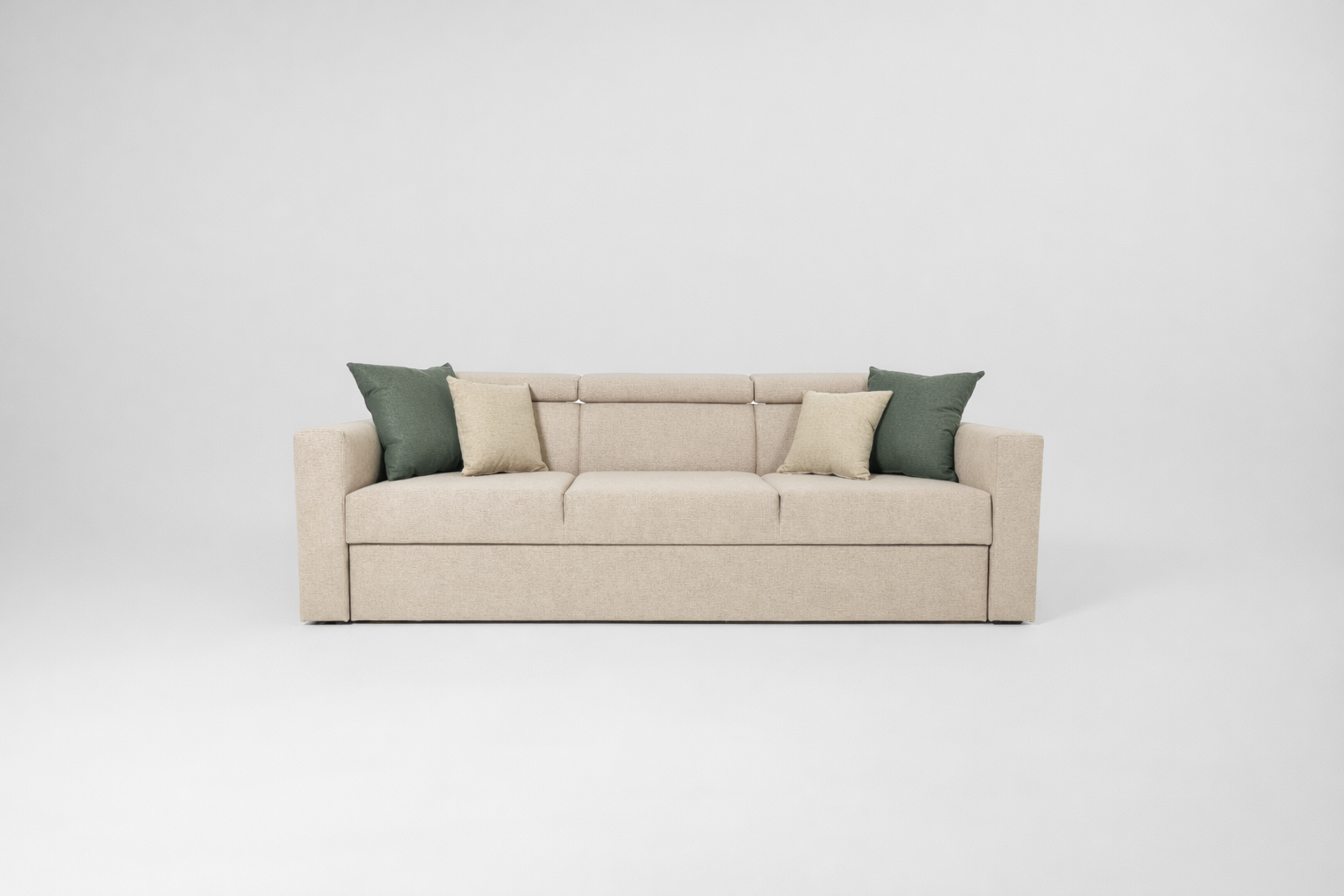 Canapea extensibila Siesta 2, la comanda, 3 locuri, 100+ culori