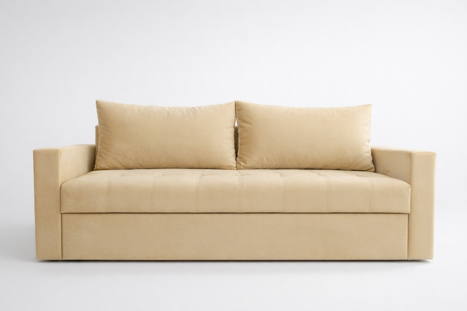Canapea extensibila Velvet, 3 locuri, peste 100 culori disponibile, dimensiune pe comanda de la 210x95cm