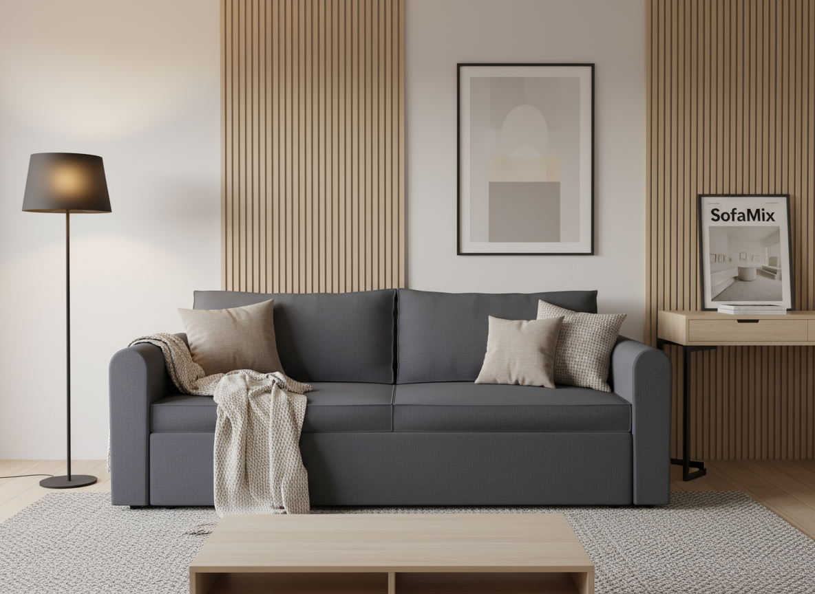 Canapea extensibila Amirah, 3 locuri, la comanda, 100+ culori