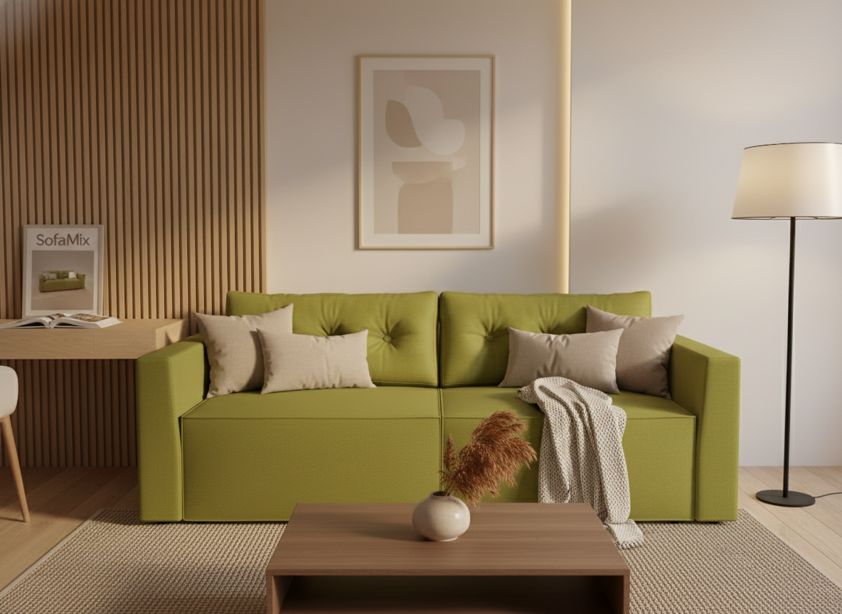 Canapea extensibila Daniella, 3 locuri, la comanda, 100+ culori