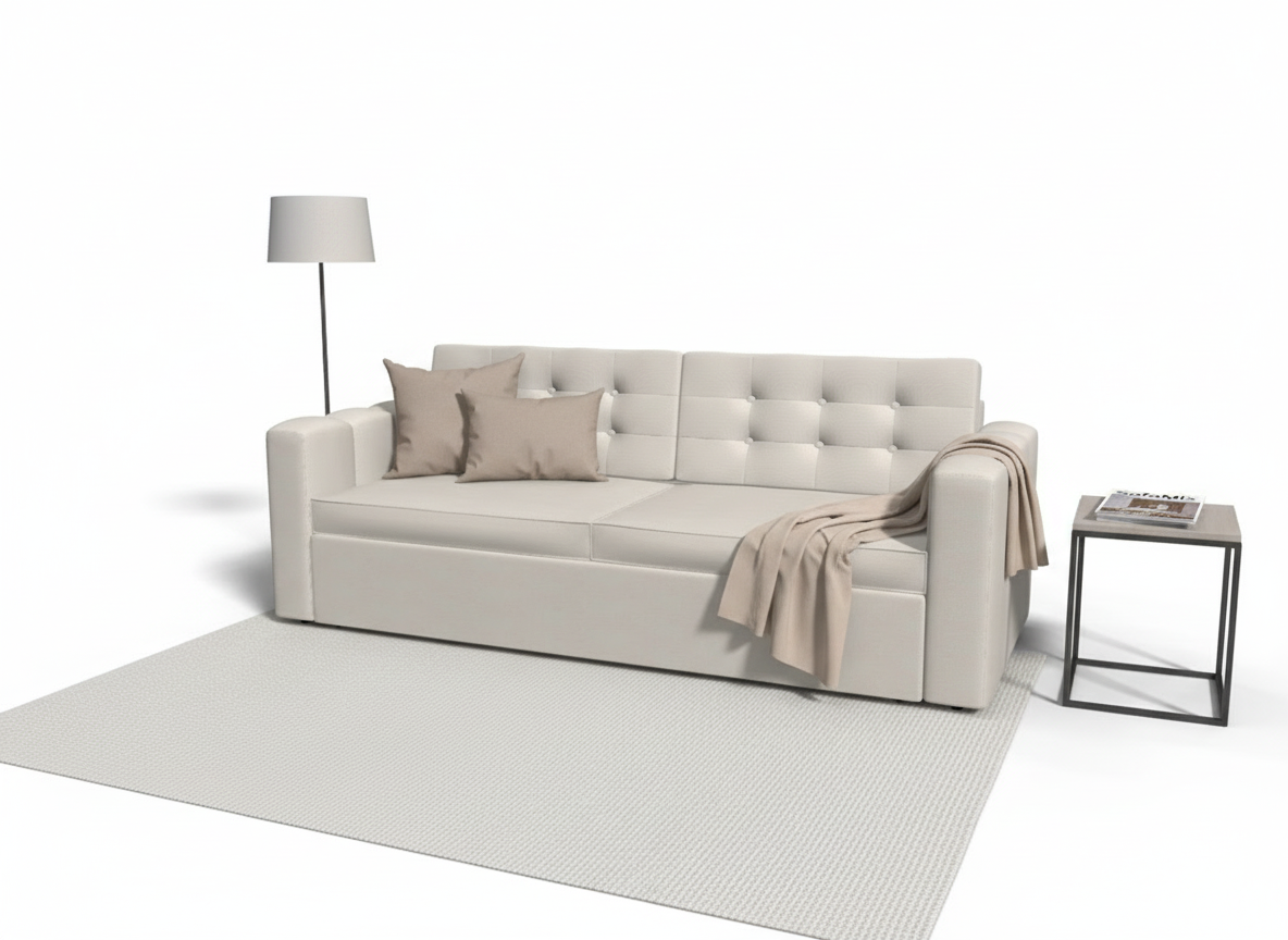 Canapea extensibila Elise, 3 locuri, la comanda, 100+ culori