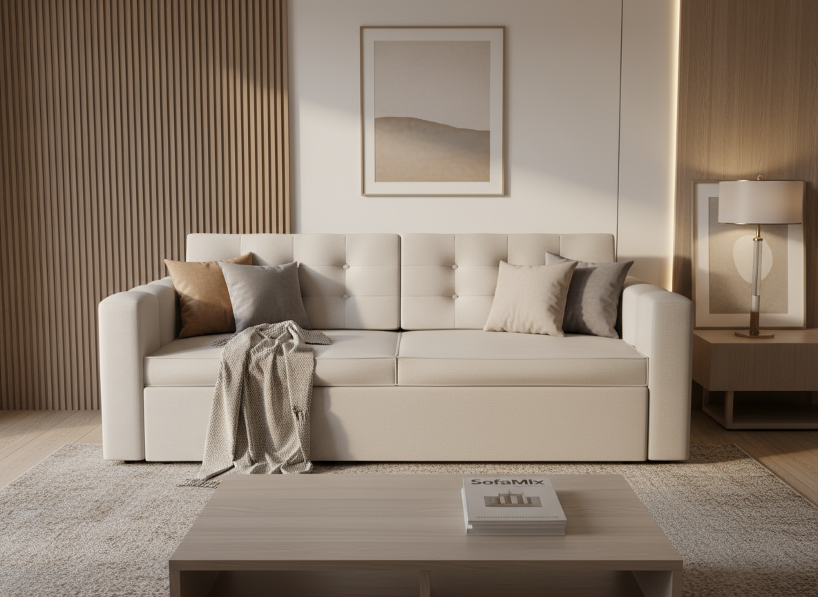 Canapea extensibila Elise, 3 locuri, la comanda, 100+ culori