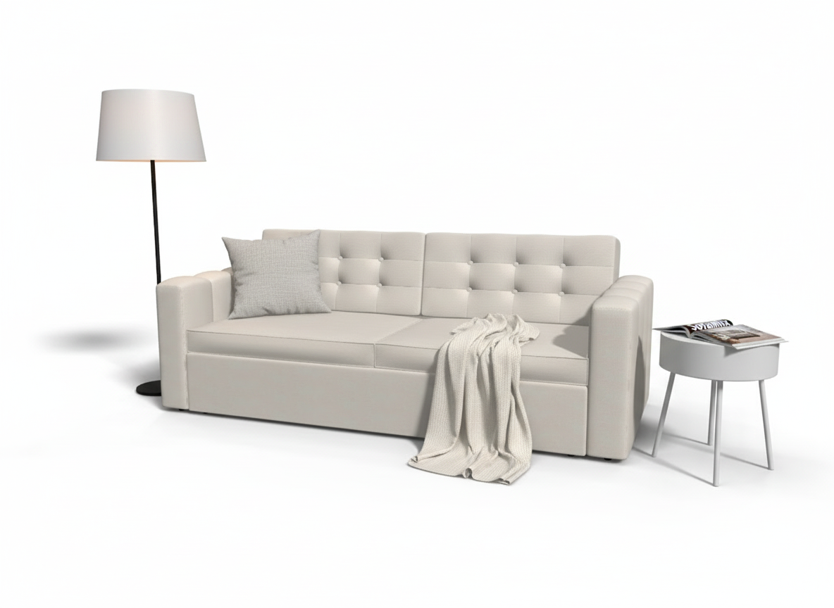 Canapea extensibila Elise, 3 locuri, la comanda, 100+ culori