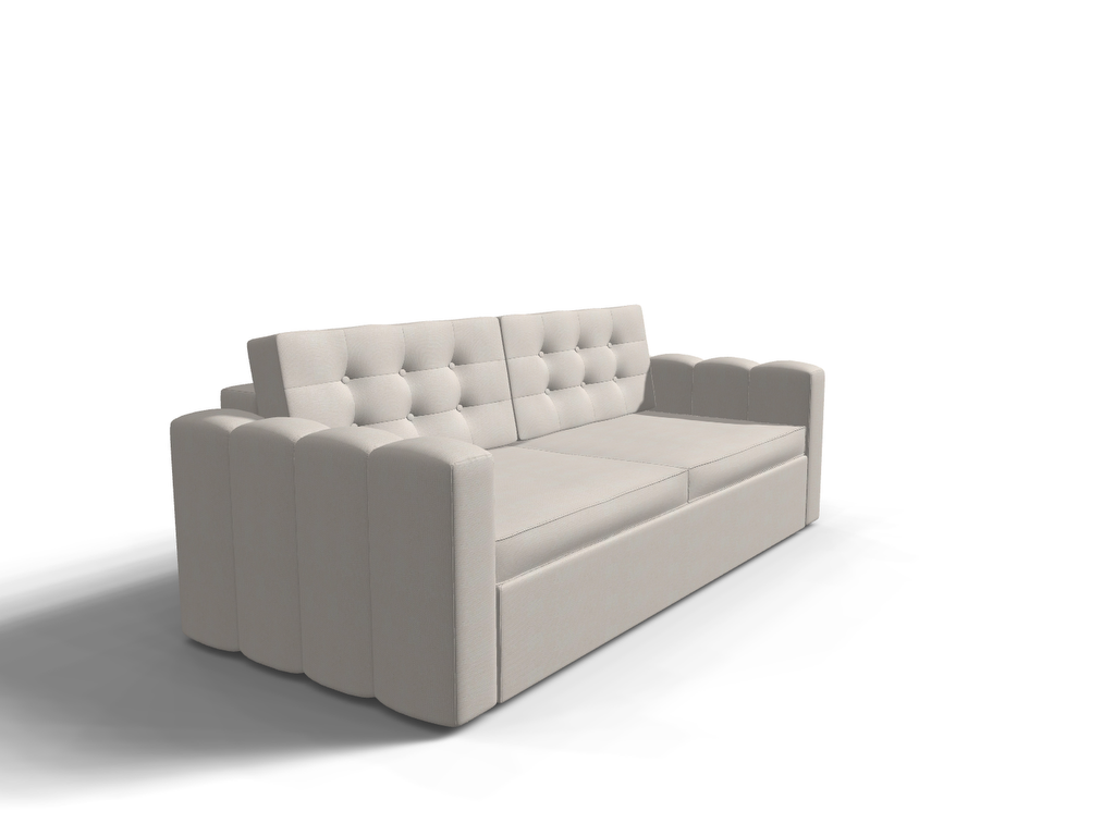 Canapea extensibila Elise, 3 locuri, la comanda, 100+ culori