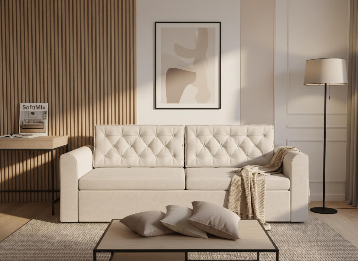 Canapea extensibila Elodie, 3 locuri, la comanda, 100+ culori