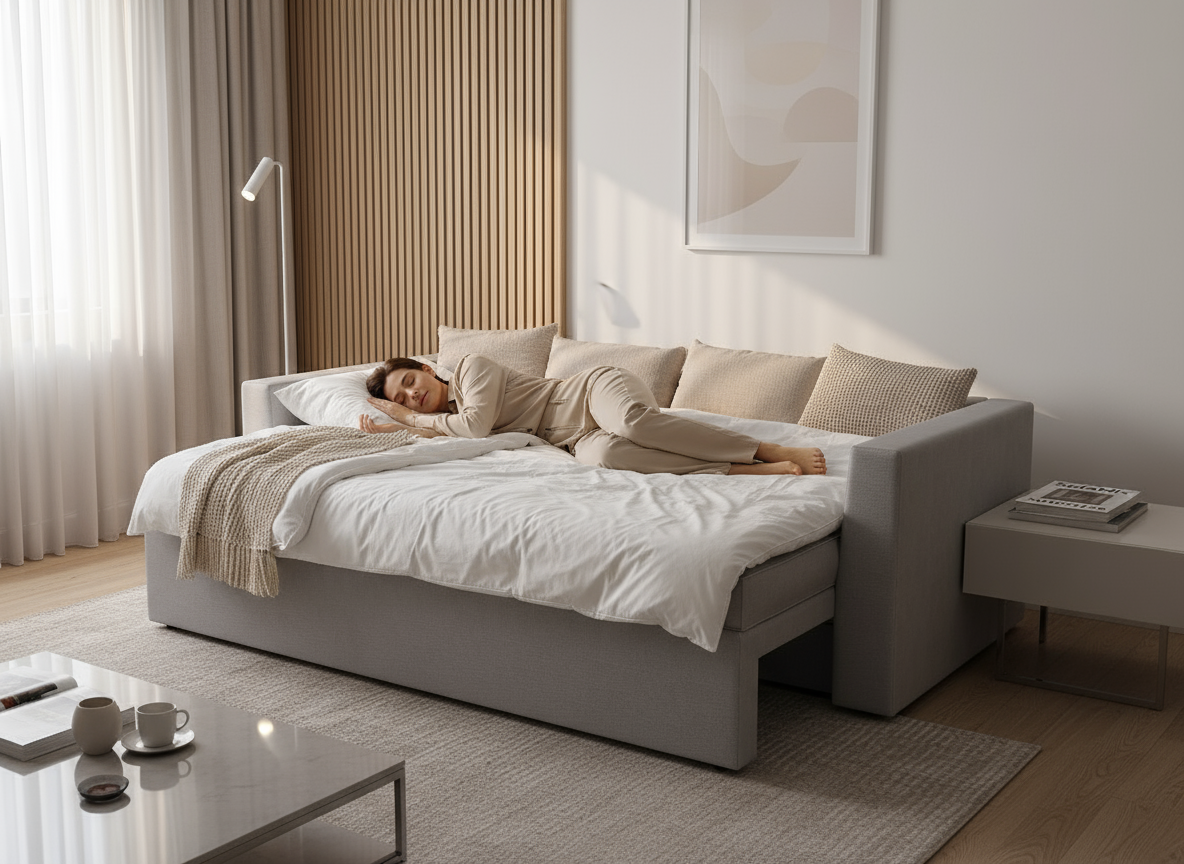 Canapea extensibila Halo, 3 locuri, la comanda, 100+ culori