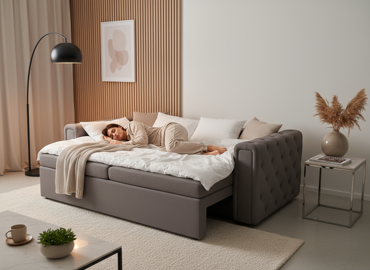 Canapea extensibila Imani, 3 locuri, la comanda, 100+ culori