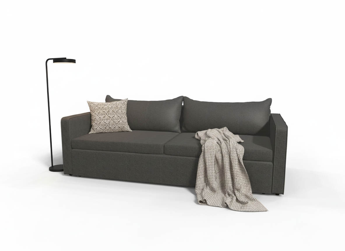 Canapea extensibila Leilani, 3 locuri, la comanda, 100+ culori