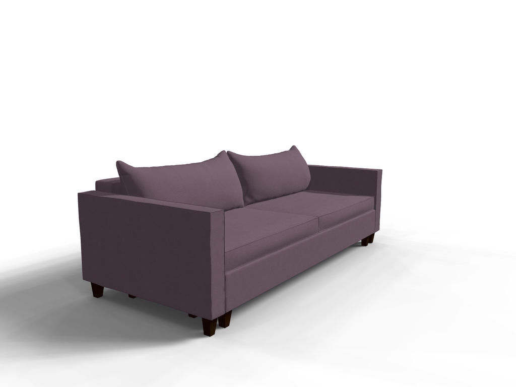 Canapea extensibila Oakley, 3 locuri, la comanda, 100+ culori, cu picioare