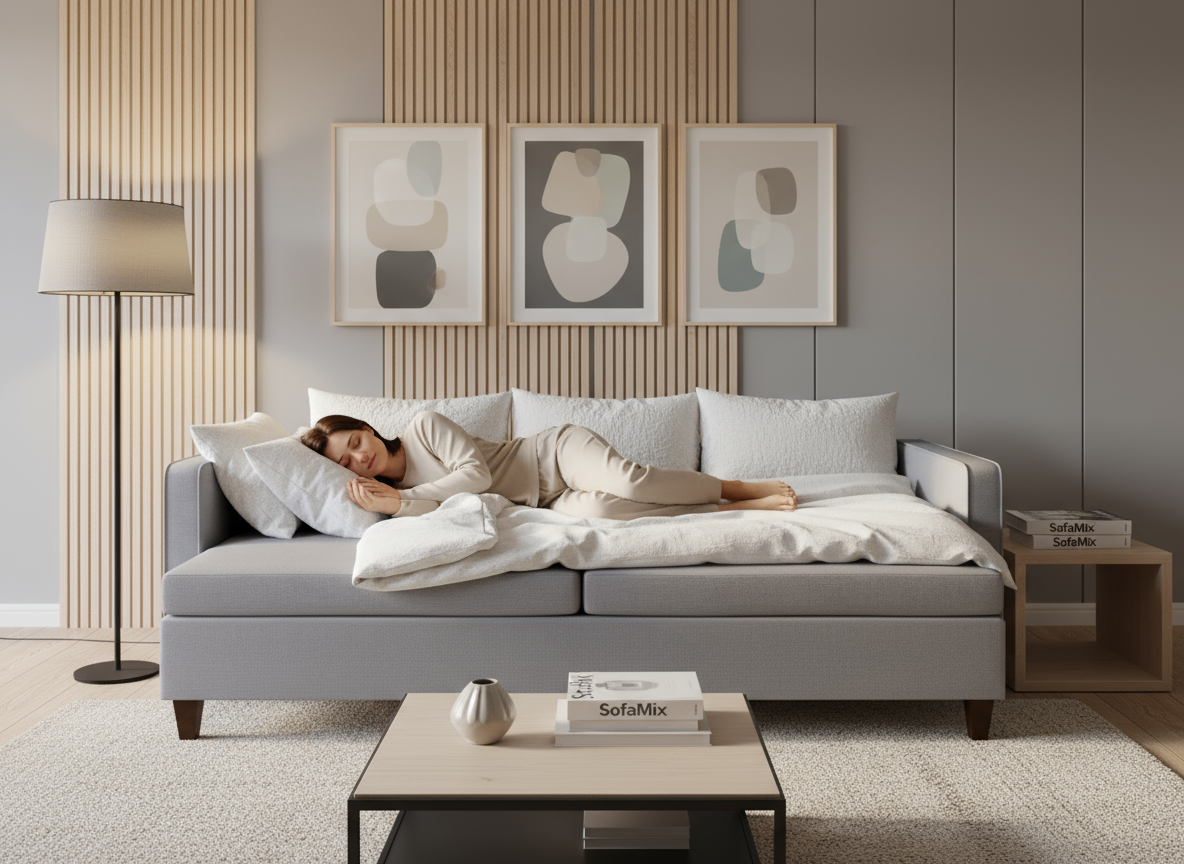 Canapea extensibila Paisley, 3 locuri, la comanda, 100+ culori, cu picioare