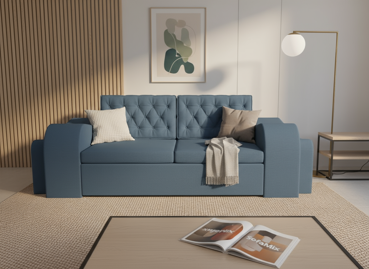 Canapea extensibila Remy, 3 locuri, la comanda, 100+ culori