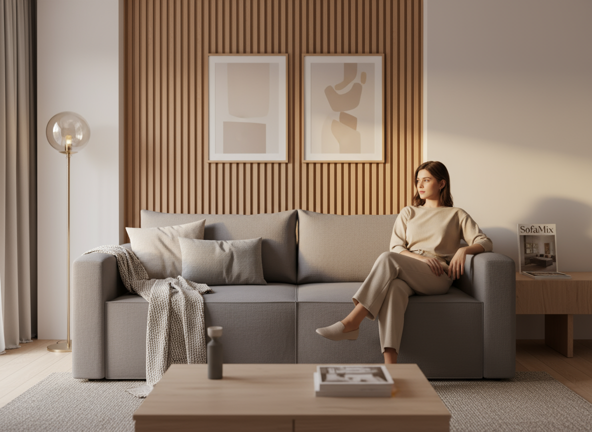 Canapea extensibila Selena, 3 locuri, la comanda, 100+ culori