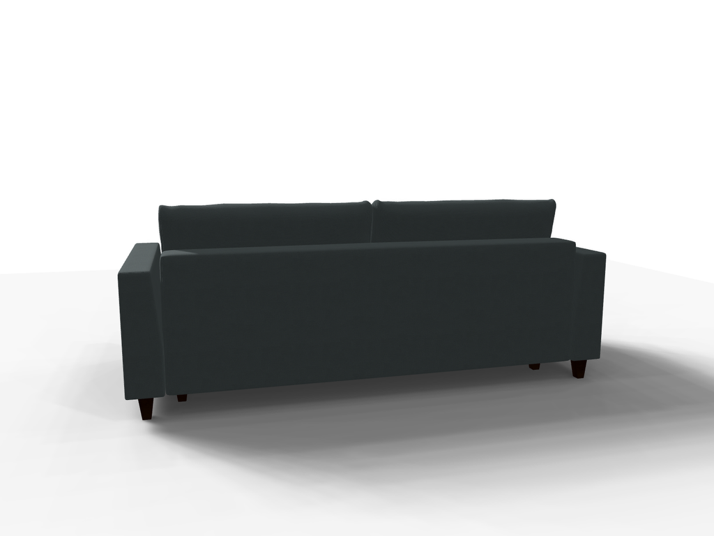 Canapea extensibila Skye, 3 locuri, la comanda, 100+ culori, cu picioare