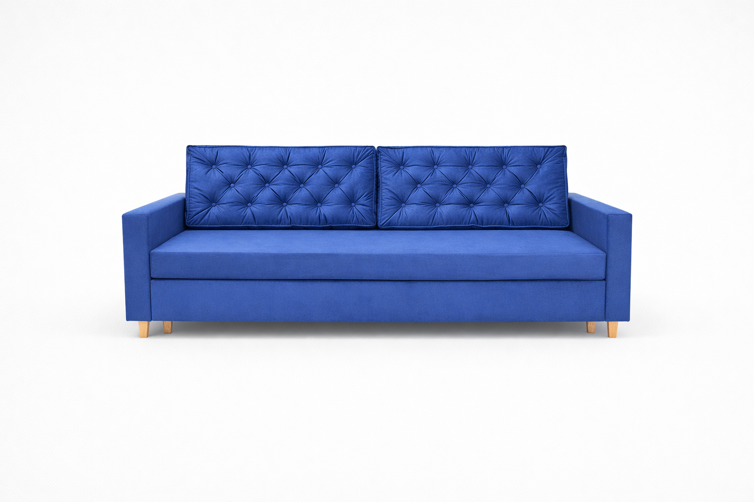 Canapea extensibila Alya, 3 locuri, lada depozitare, peste 100 culori disponibile, dimensiune pe comanda de la 210x95cm