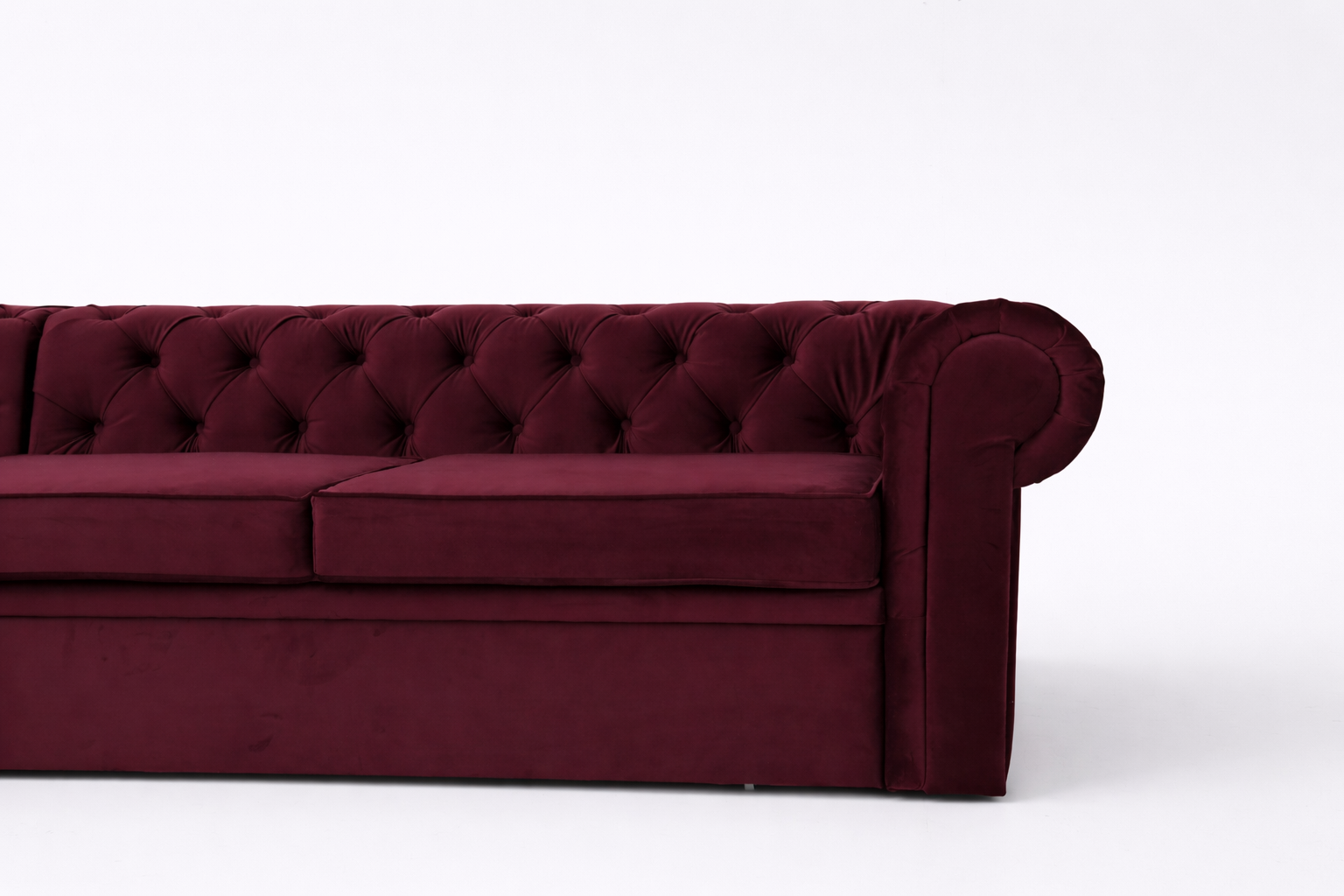 Coltar extensibil Chesterfield Round 1 cotiera, pe comanda, 100+ culori