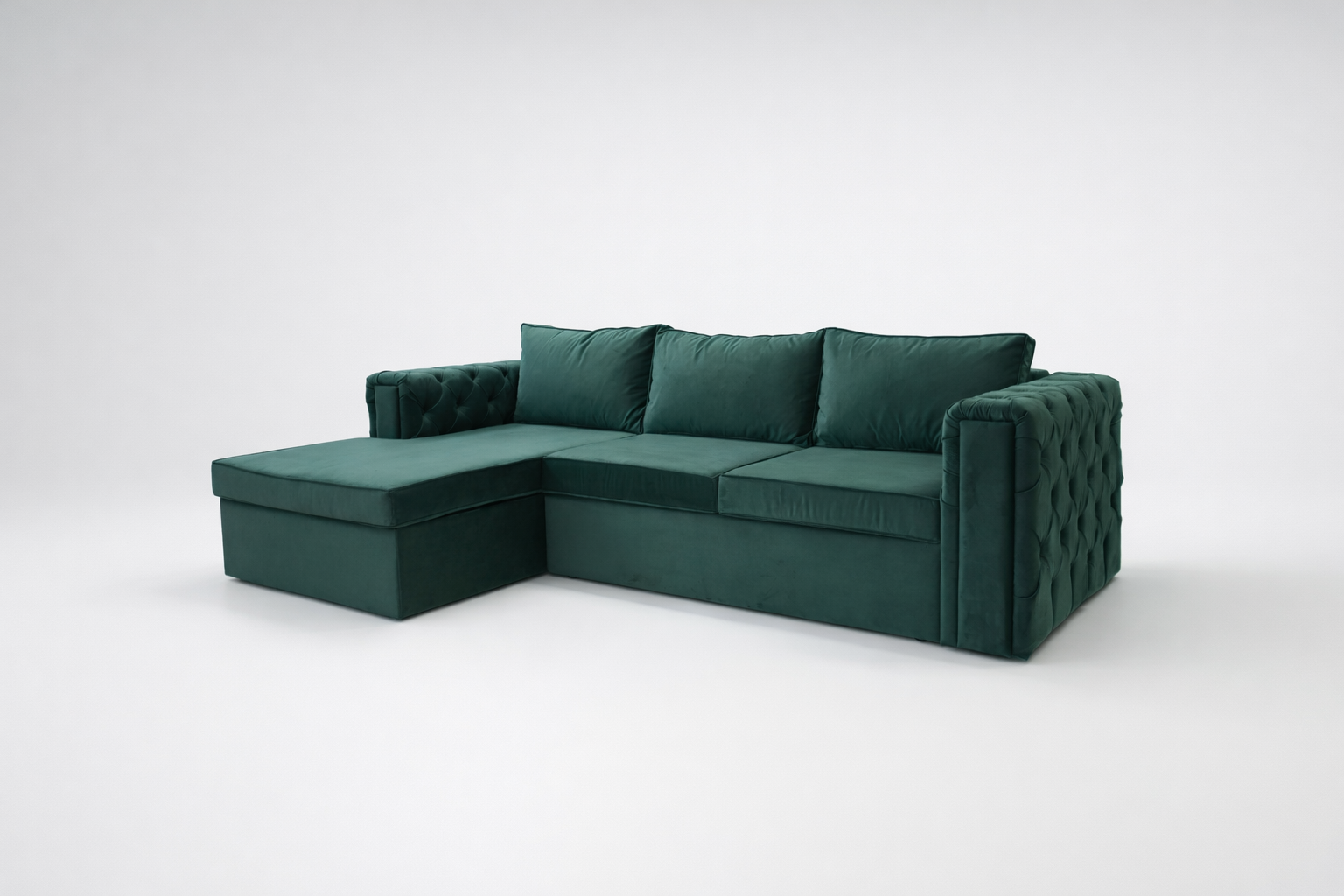 Coltar extensibil Chester Studio cu perne Claire, pe comanda, 100+ culori