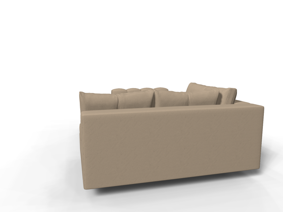 Coltar extensibil Alexandra park 3 fara insula, la comanda, 100+ culori, cu picioare – 360°