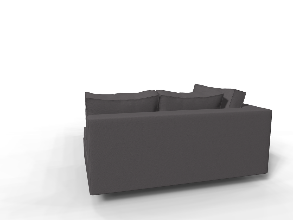 Coltar extensibil Ana park 3 fara insula, la comanda, 100+ culori, cu picioare – 360°