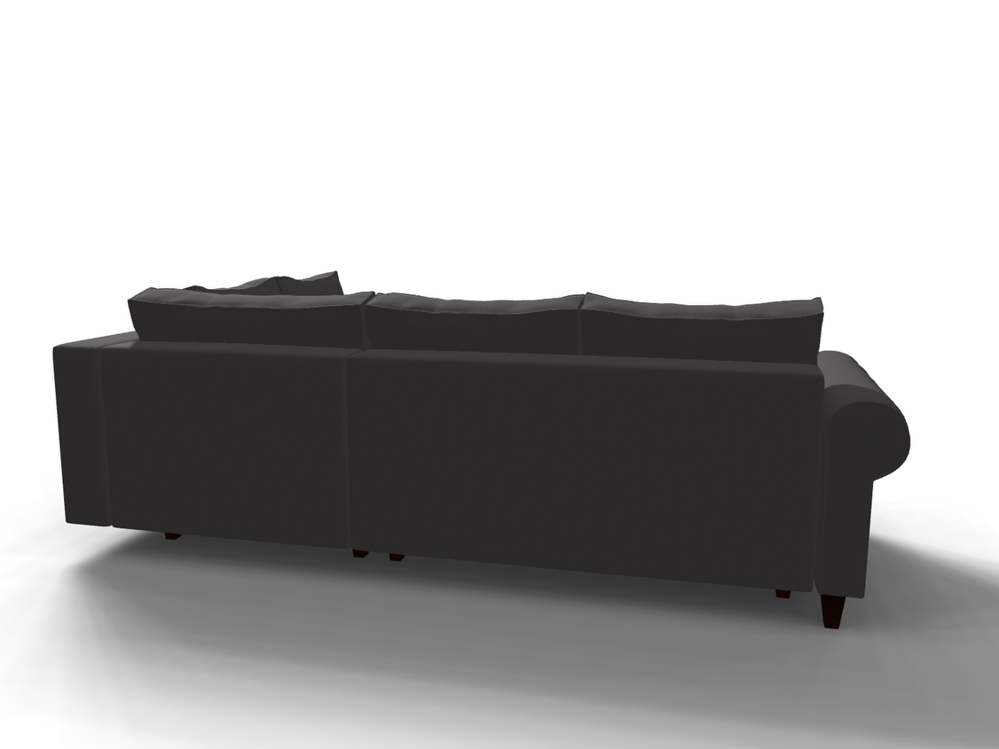 Coltar extensibil Ana park 3 fara insula, la comanda, 100+ culori, cu picioare