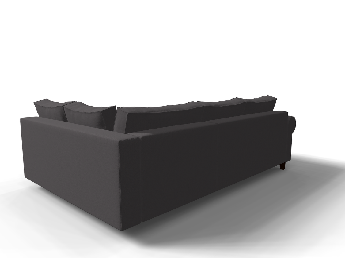 Coltar extensibil Ana park 3 fara insula, la comanda, 100+ culori, cu picioare