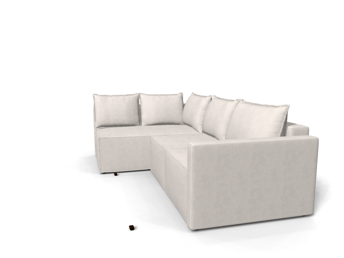 Coltar extensibil Aurora park 3 fara insula, la comanda, 100+ culori – 360°