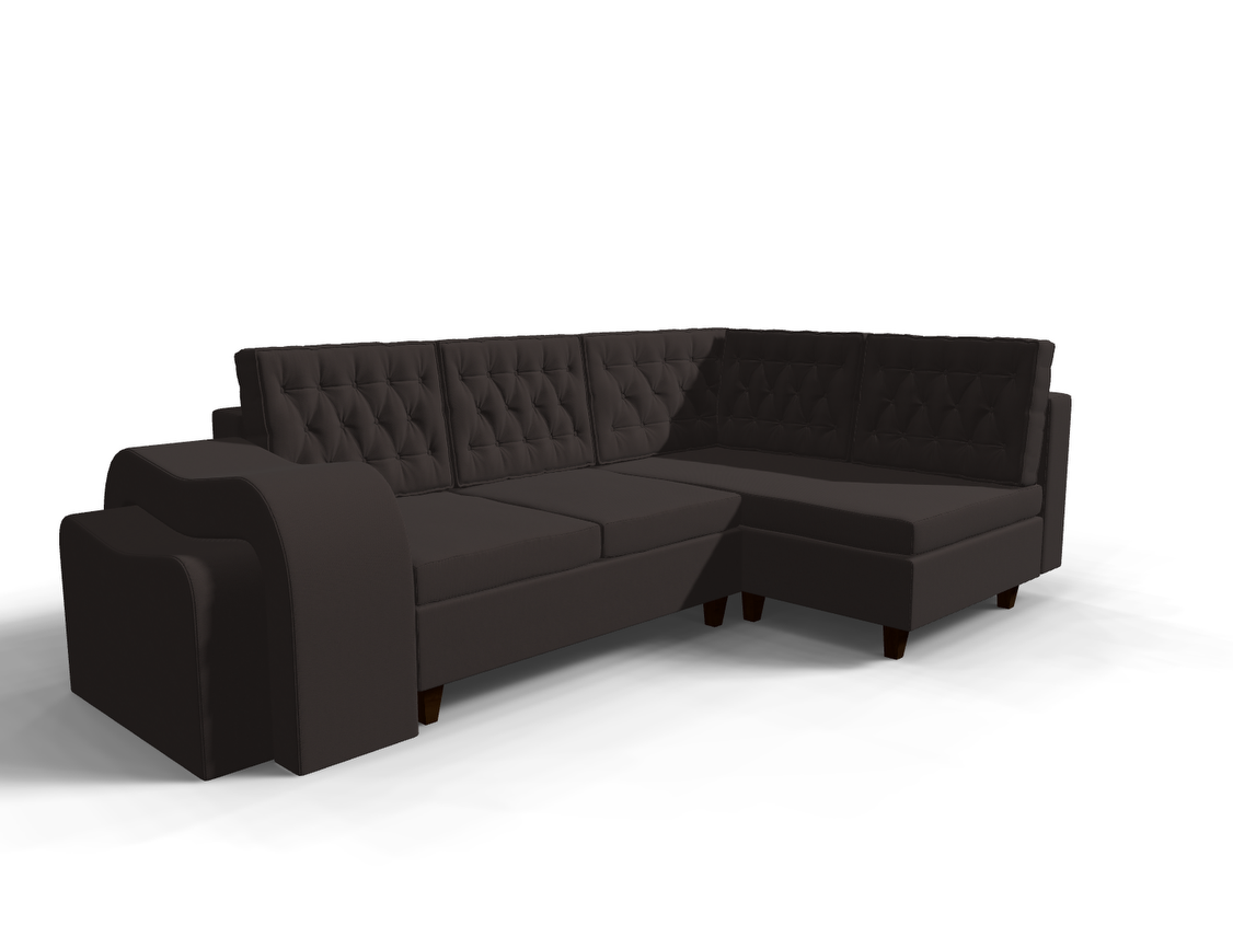 Coltar extensibil Aya park 3 fara insula, la comanda, 100+ culori, cu picioare