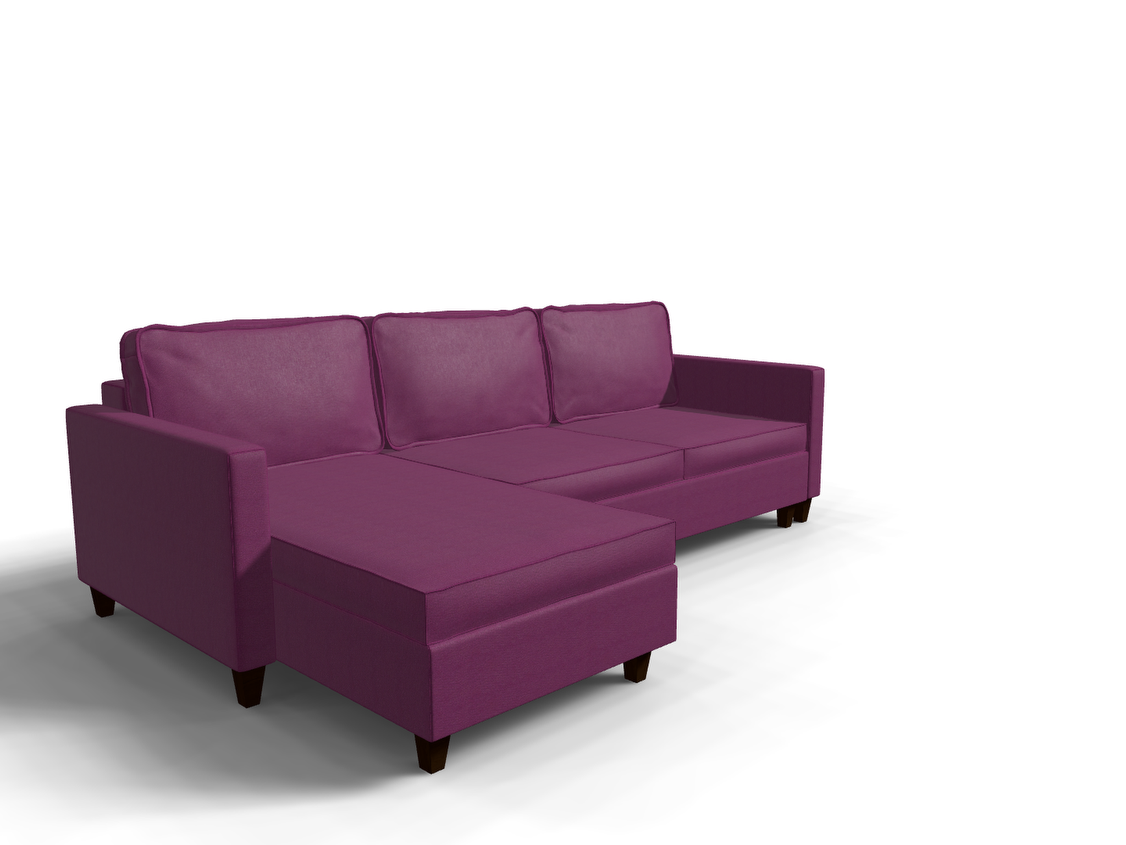 Coltar extensibil Charlotte park 2, la comanda, 100+ culori, cu picioare