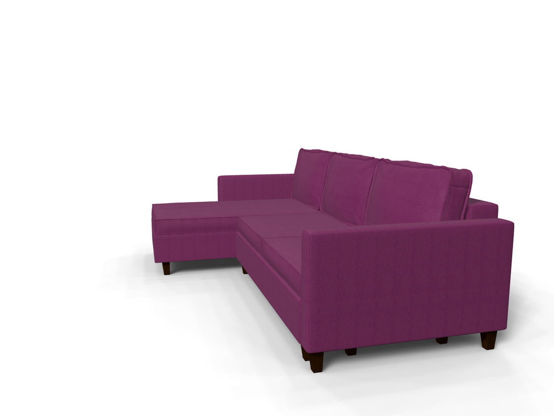 Coltar extensibil Charlotte park 2, la comanda, 100+ culori, cu picioare