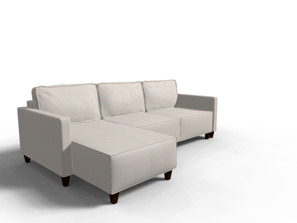 Coltar extensibil Eleanor park 2, la comanda, 100+ culori, cu picioare