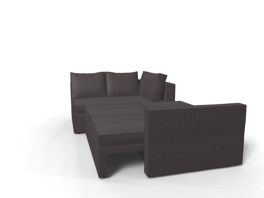 Coltar extensibil Emerson park 3 fara insula, la comanda, 100+ culori – 360°