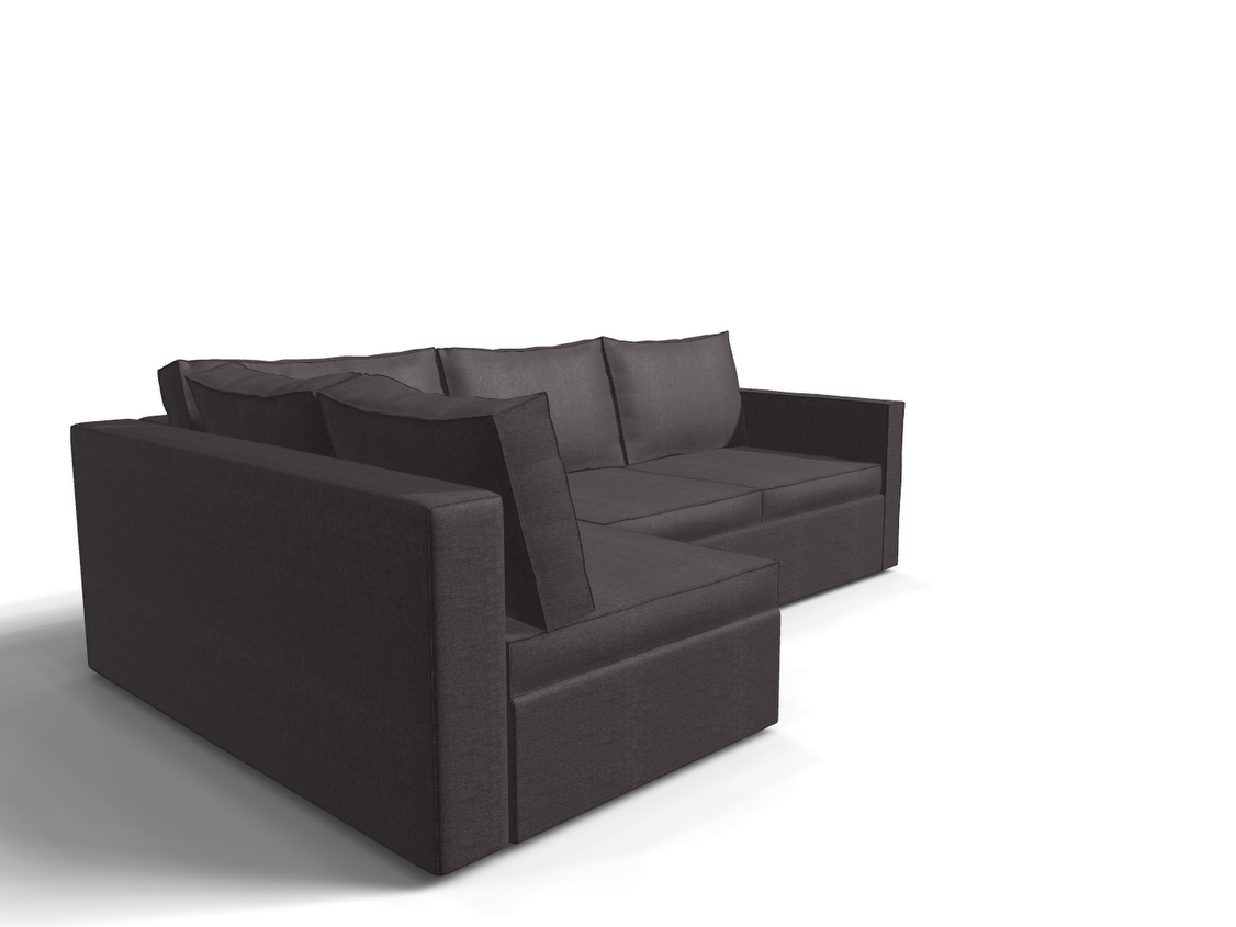 Coltar extensibil Emerson park 3 fara insula, la comanda, 100+ culori