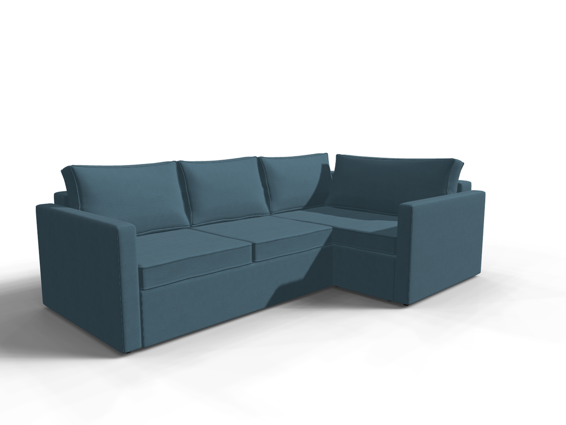 Coltar extensibil Evelyn colt park cu cotiera, la comanda, 100+ culori