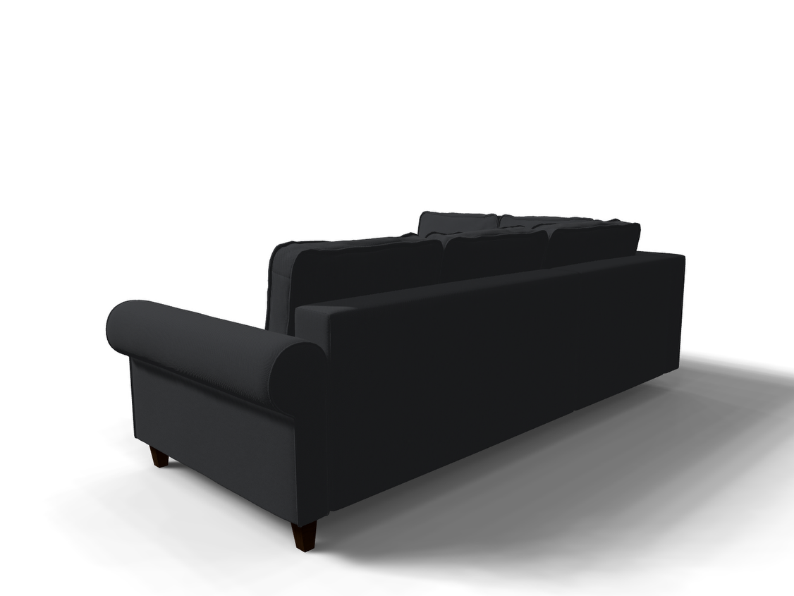 Coltar extensibil Genevieve park 3 fara insula, la comanda, 100+ culori, cu picioare