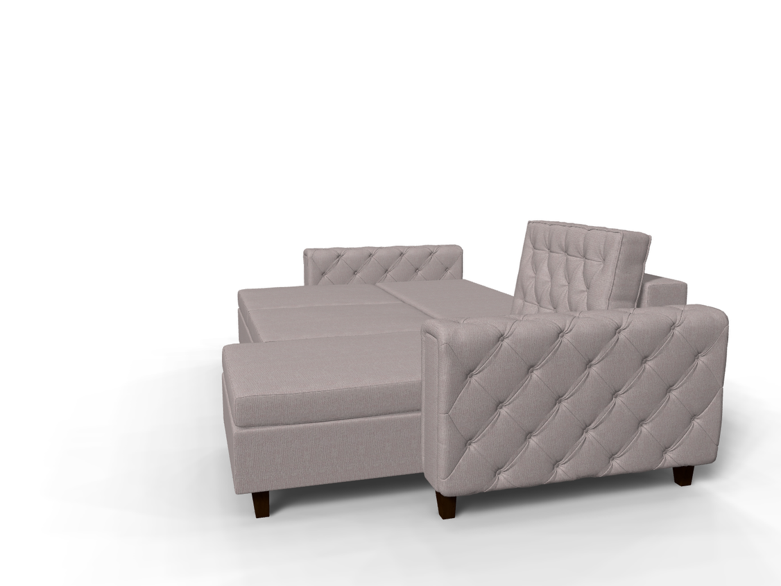 Coltar extensibil Imani park 2, la comanda, 100+ culori, cu picioare – 360°