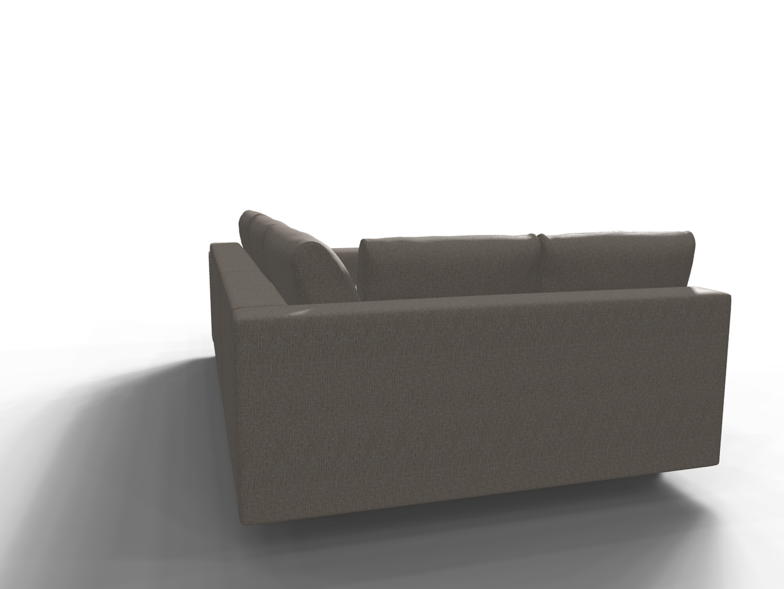 Coltar extensibil Itzel park 3 fara insula, la comanda, 100+ culori, cu picioare