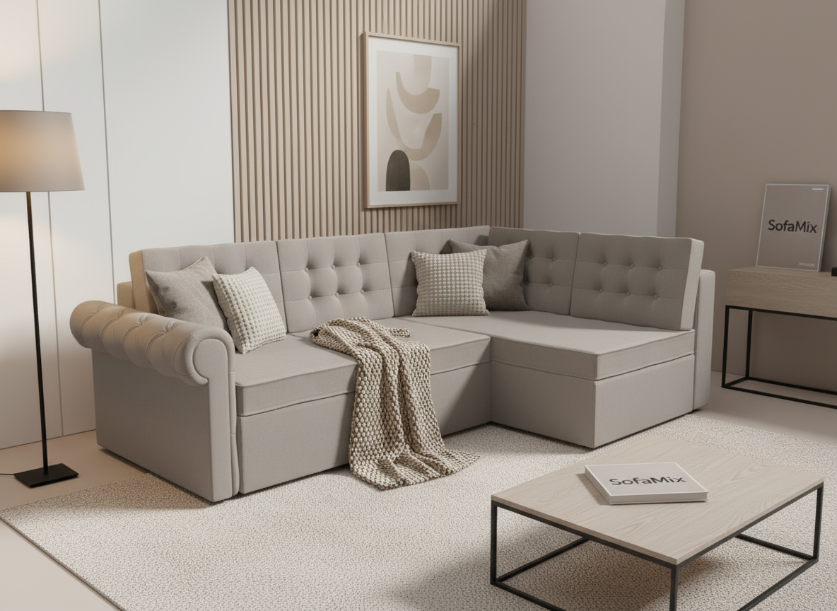 Coltar extensibil Jazlyn park 3 fara insula, la comanda, 100+ culori