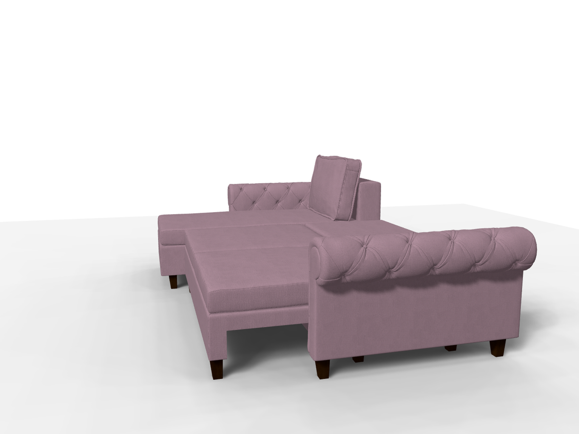 Coltar extensibil Katie park 2, la comanda, 100+ culori, cu picioare – 360°