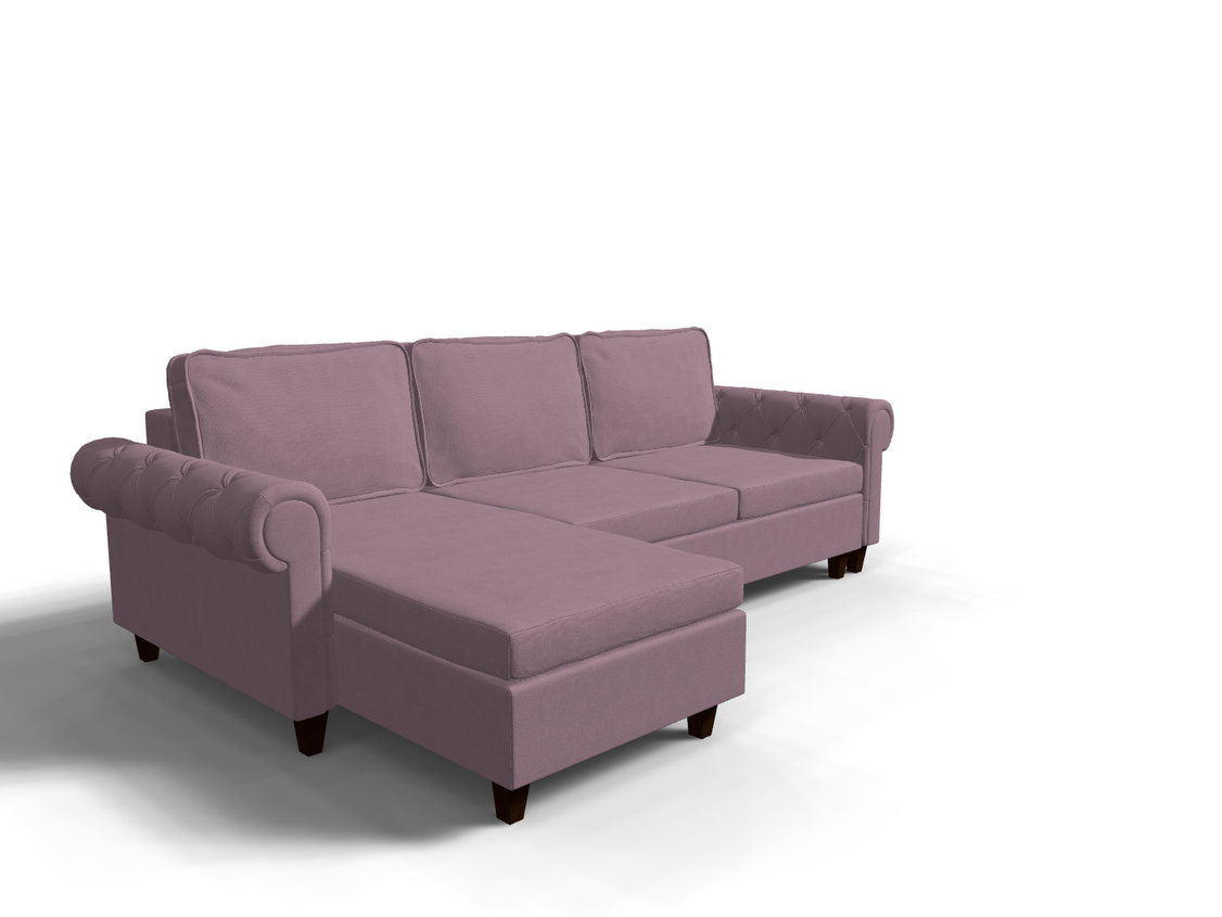 Coltar extensibil Katie park 2, la comanda, 100+ culori, cu picioare