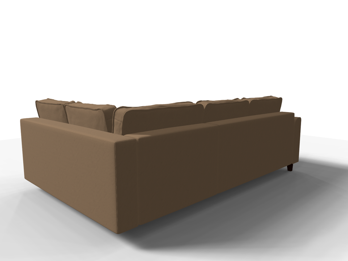 Coltar extensibil Mariah park 3 fara insula, la comanda, 100+ culori, cu picioare