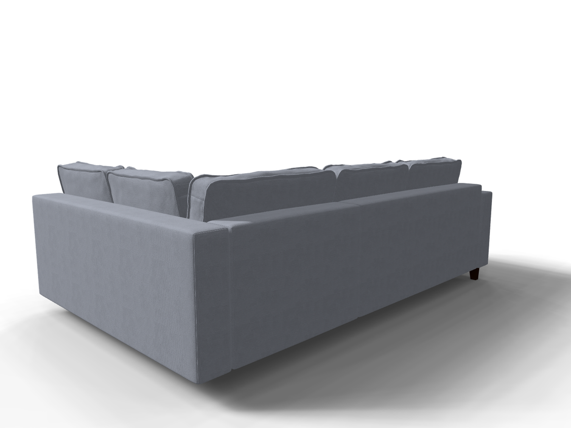 Coltar extensibil Mariam park 3 fara insula, la comanda, 100+ culori, cu picioare