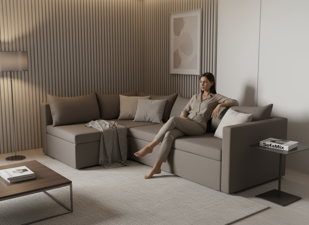 Coltar extensibil Marie park 3 fara insula, la comanda, 100+ culori